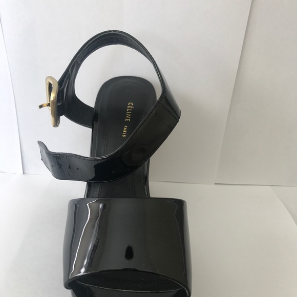 Celine black platform heels - Picture 3 of 4